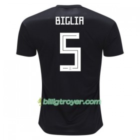 Billige Fotballdrakter Argentina Biglia 5 VM 2018 Bortedraktsett